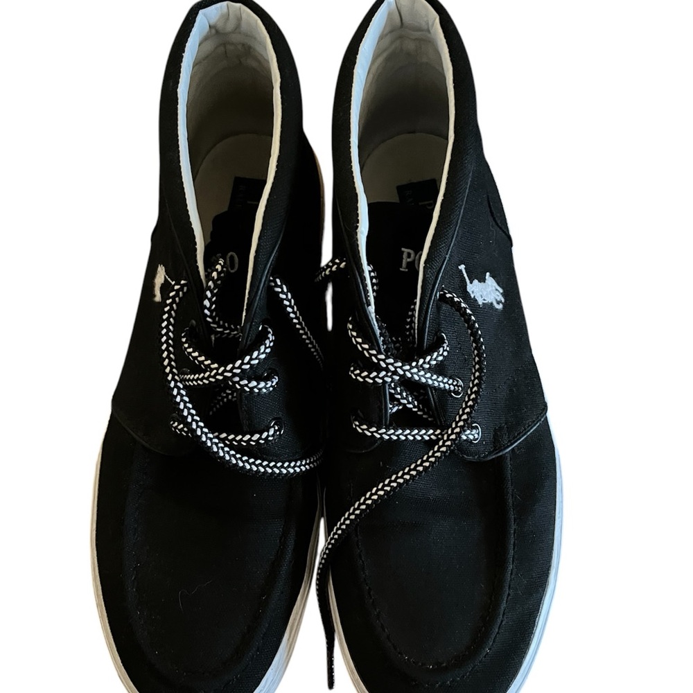 Polo by Ralph Lauren Men's Black Canvas Shoes
